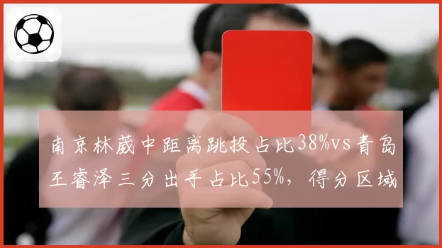 南京林葳中距离跳投占比38%vs青岛王睿泽三分出手占比55%，得分区域分布差异